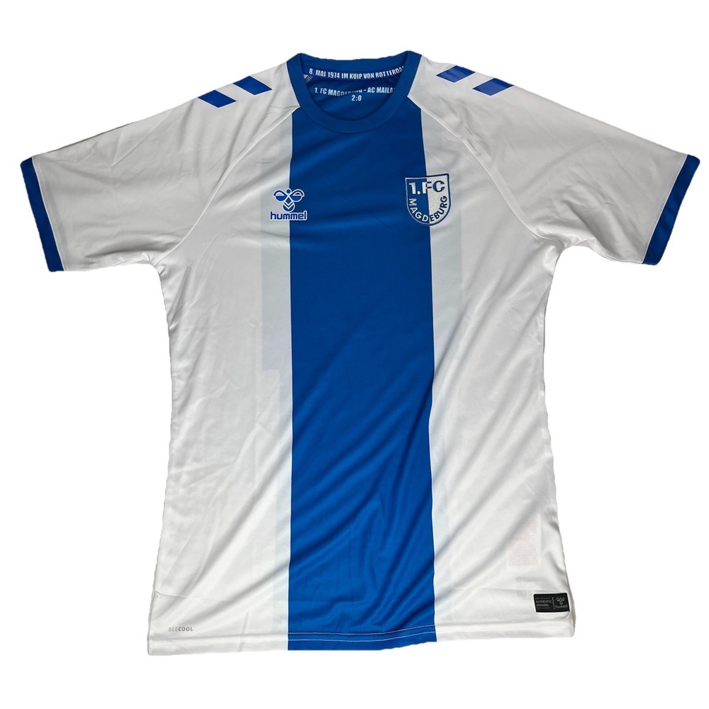 1974 FC Magdeburg Hummel 50th Anniversary European Winners Cup Final Shirt US S‎